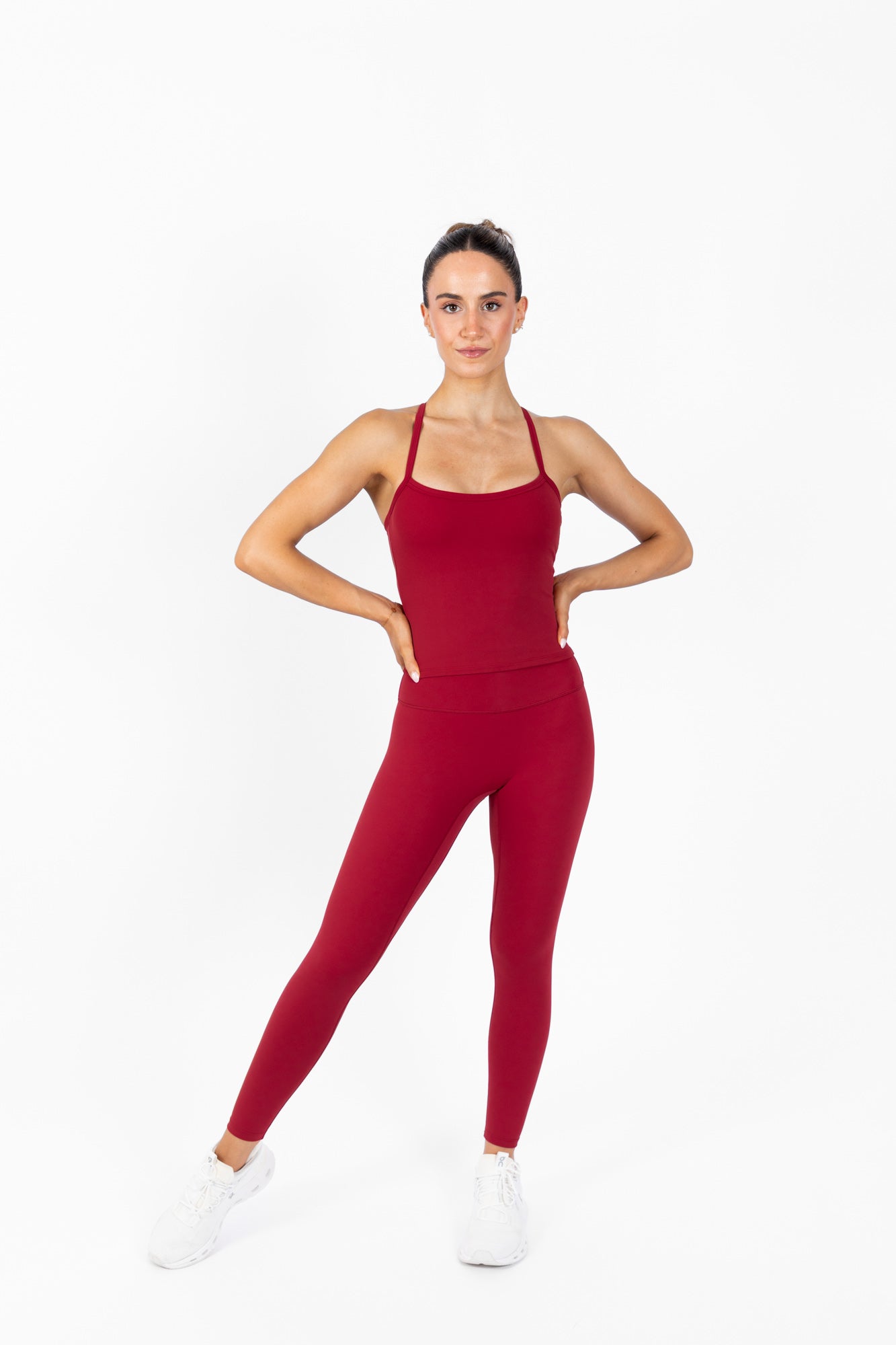 TONE LEGGINGS CHERRY