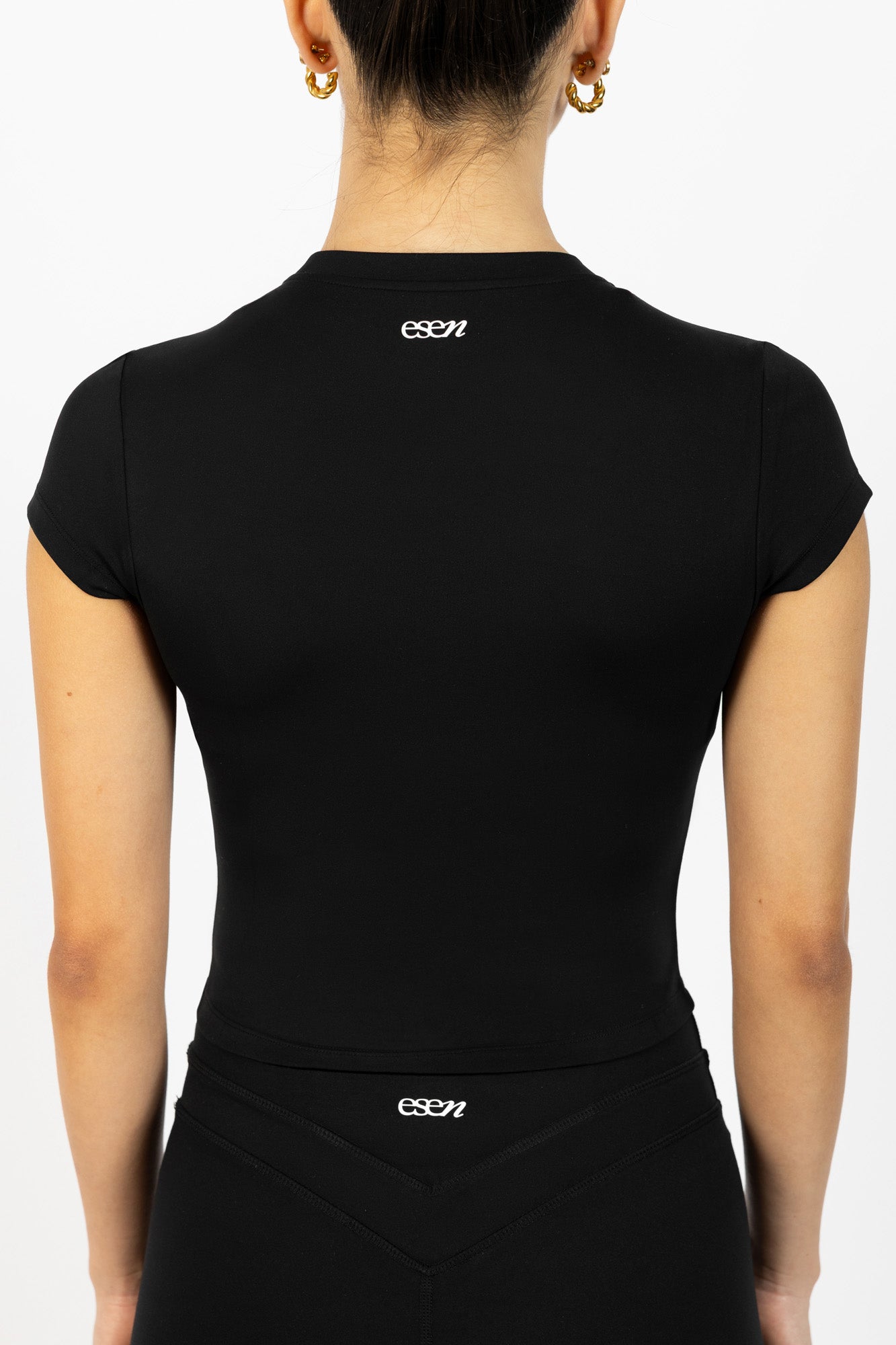 FORME SLEEVE TOP BLACK