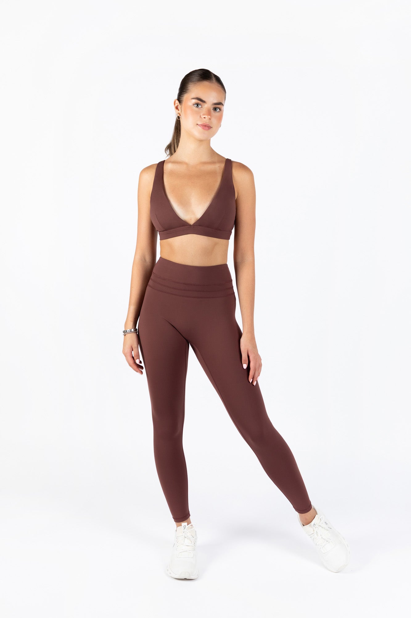 ROUX SPORTS BRA COFFEE