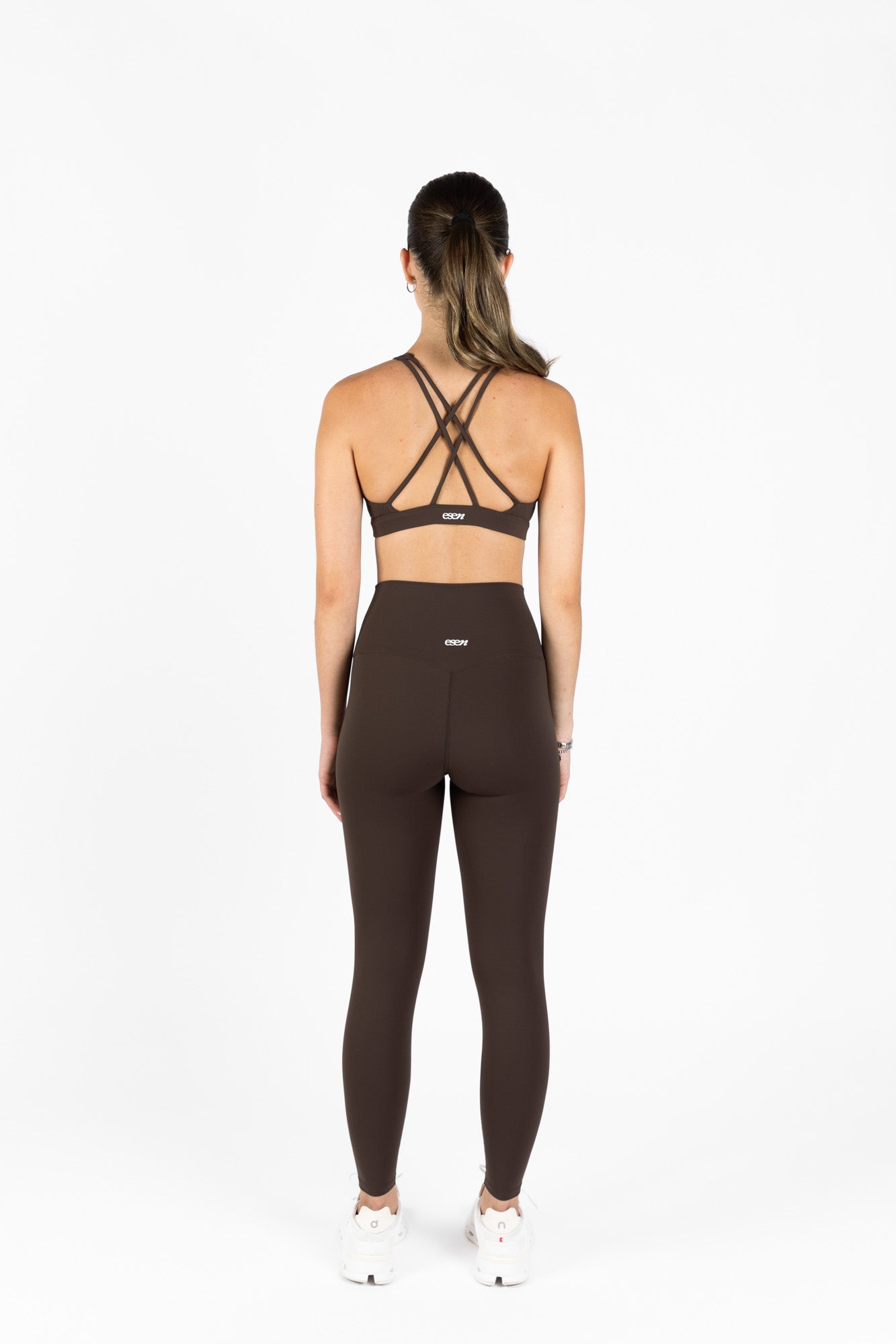 KORA HALTER SPORTS BRA BROWN