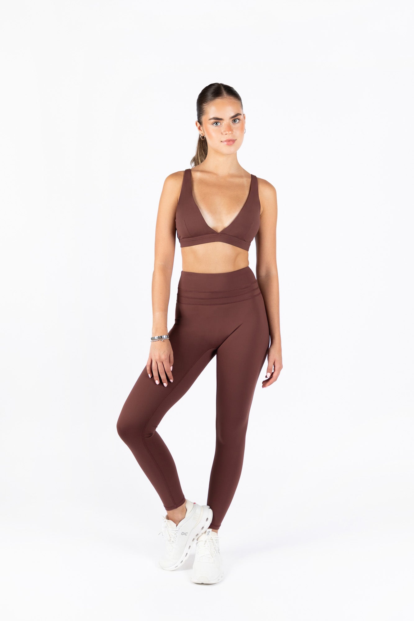 ROUX SPORTS BRA COFFEE