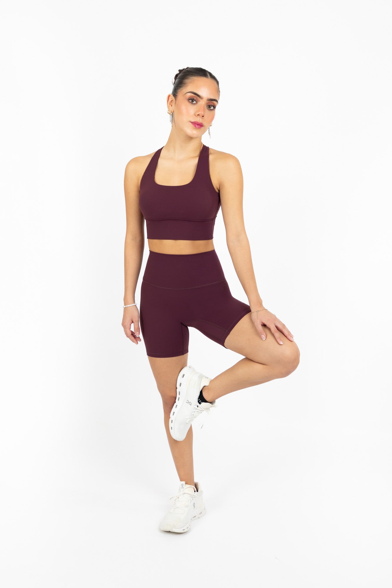 KORA SHORTS 5" BURGUNDY