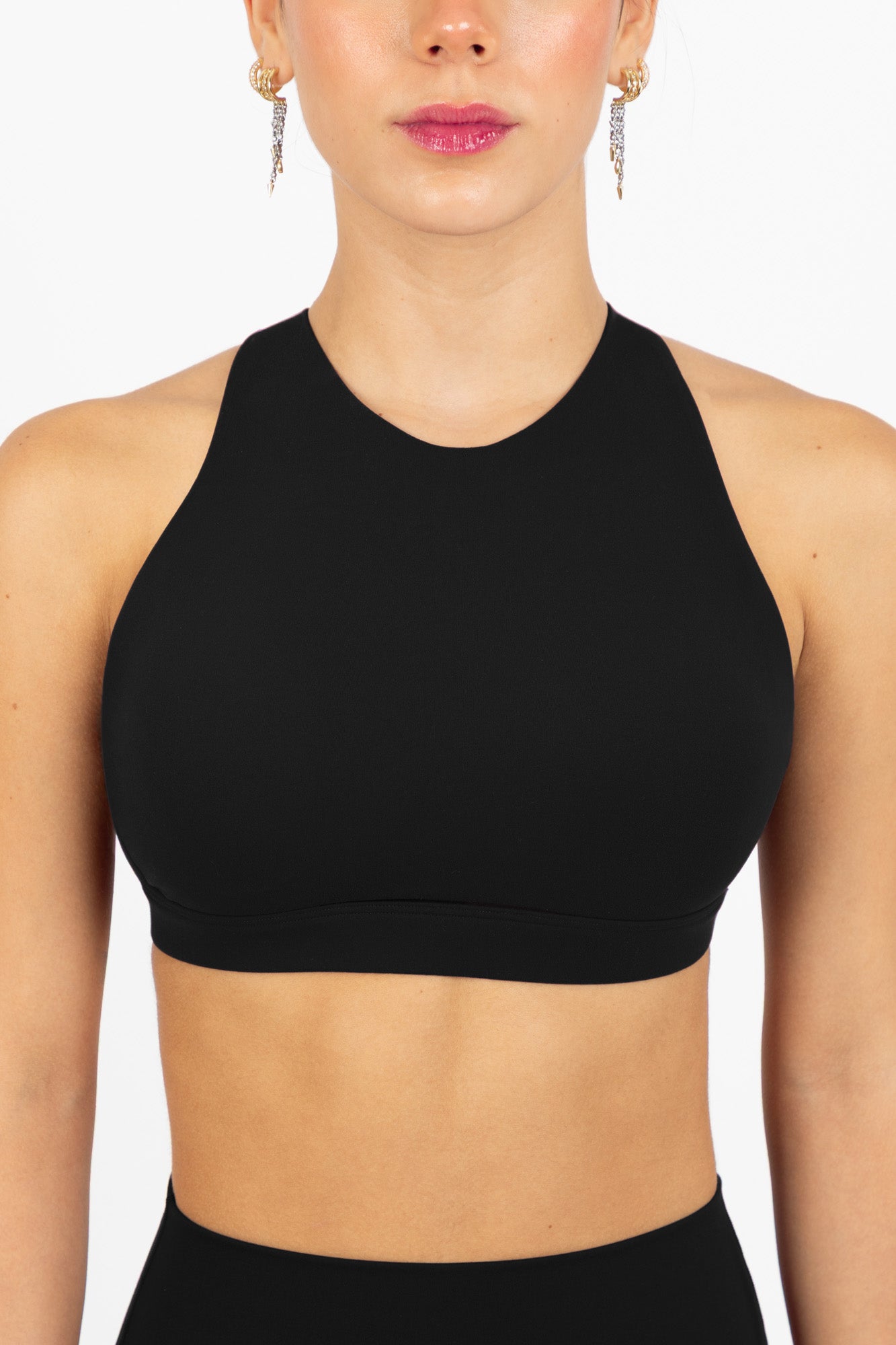KORA HALTER SPORTS BRA BLACK