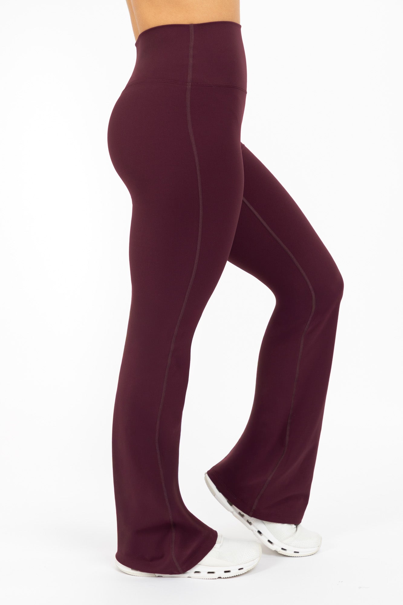 KORA FLARE PANTS BURGUNDY