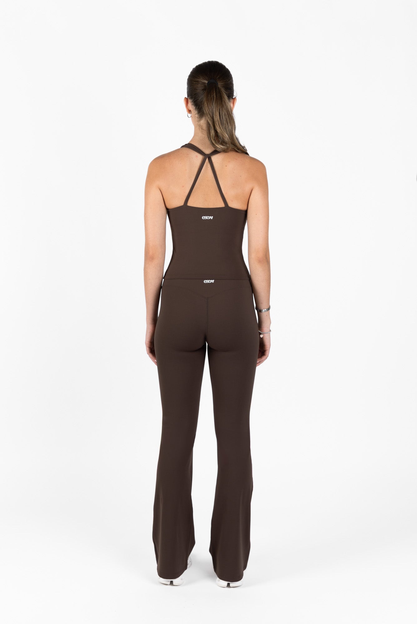 KORA FLARE PANTS BROWN