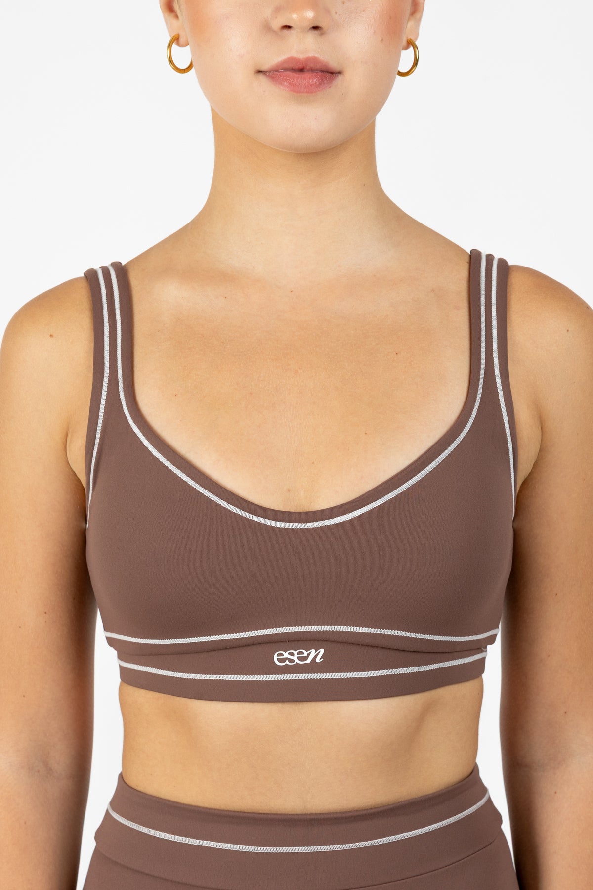 MOTION SPORTS BRA TAUPE