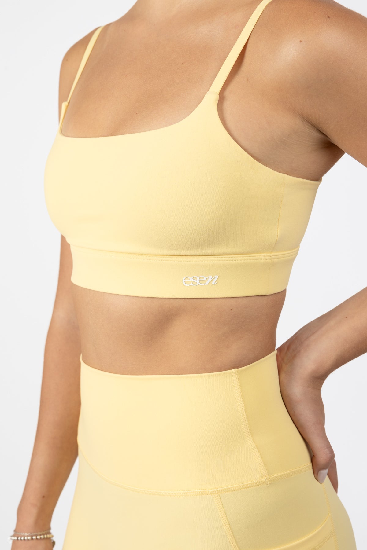 KORA SPORTS BRA SOFT YELLOW