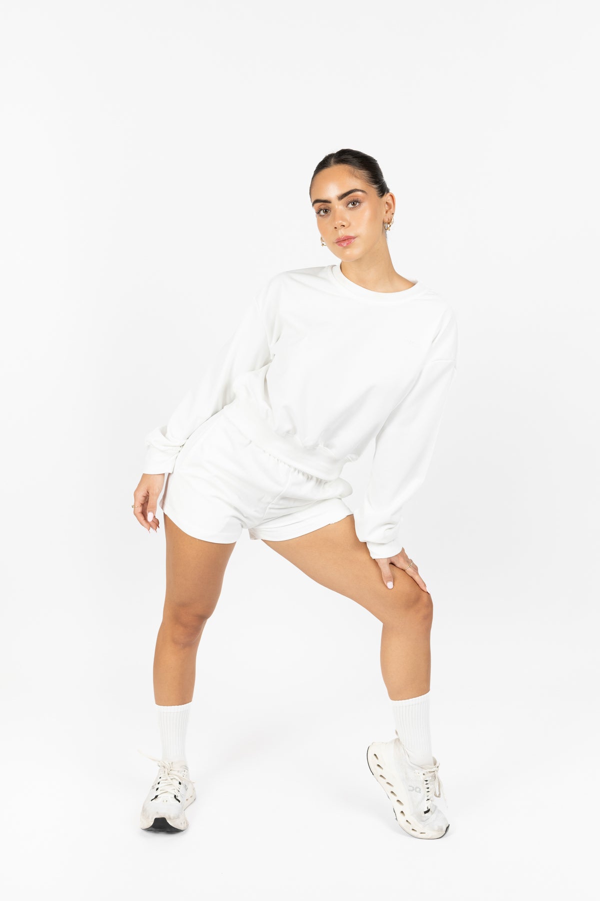 HUSH LOOSE SHORTS WHITE