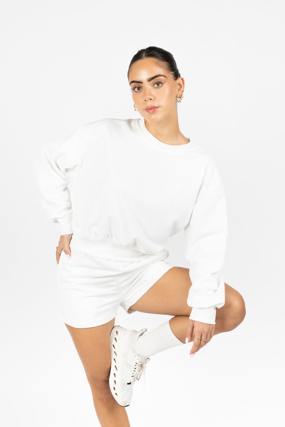 HUSH LOOSE SHORTS WHITE