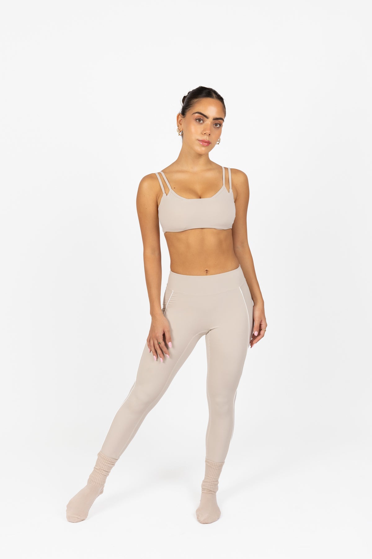 LAYER SPORTS BRA BONE