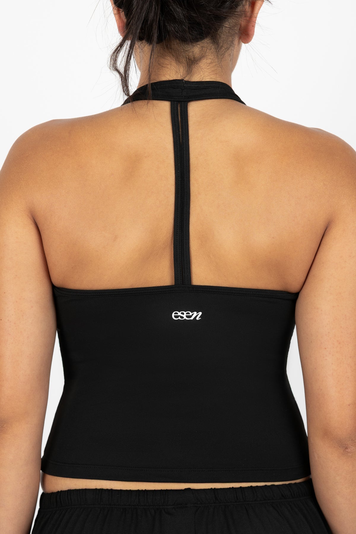 EASE HALTER TOP BLACK