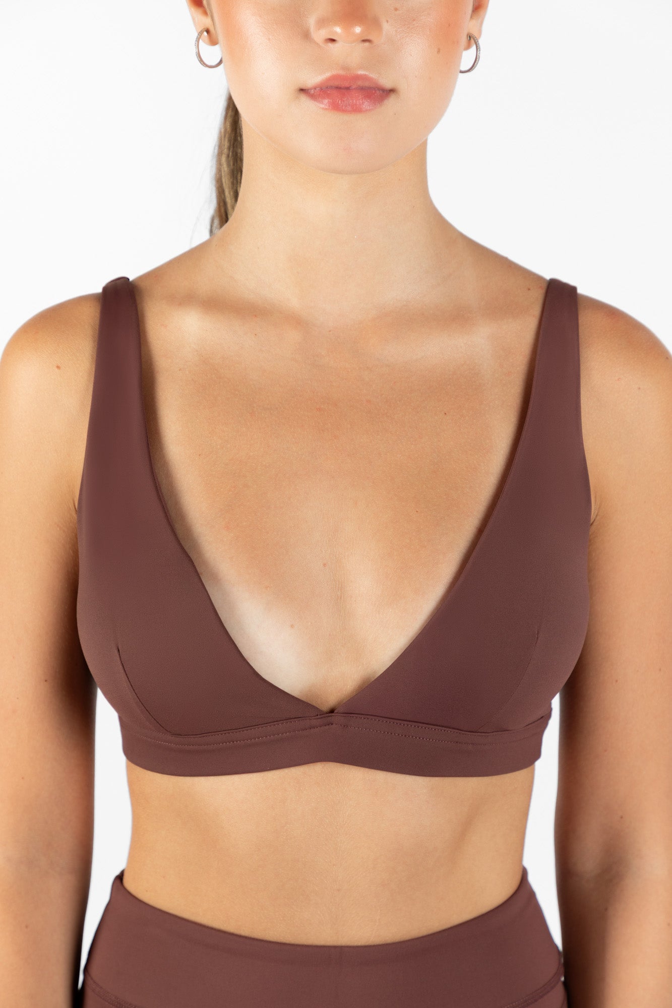 ROUX SPORTS BRA COFFEE
