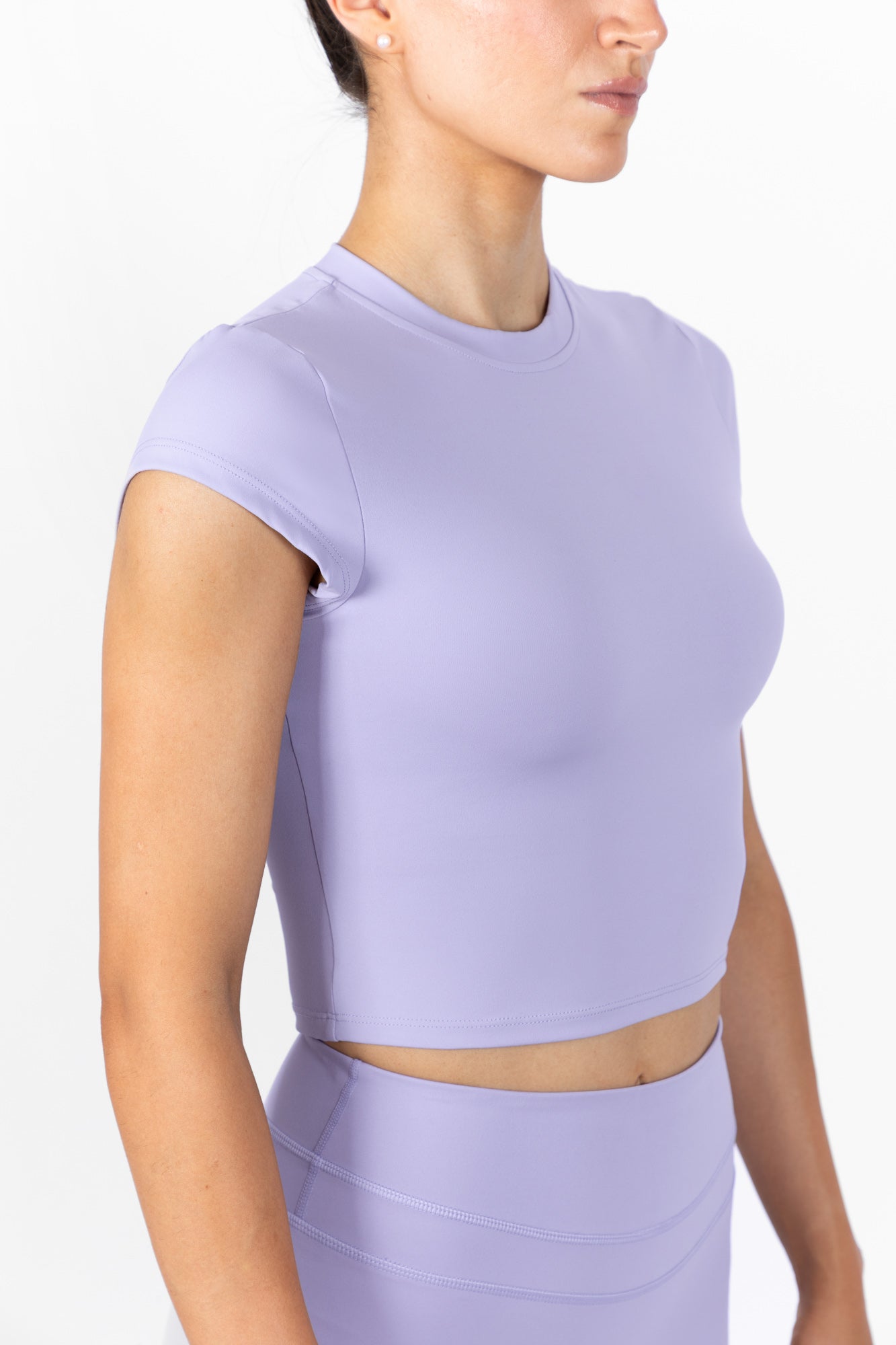 FORME SLEEVE TOP LILAC