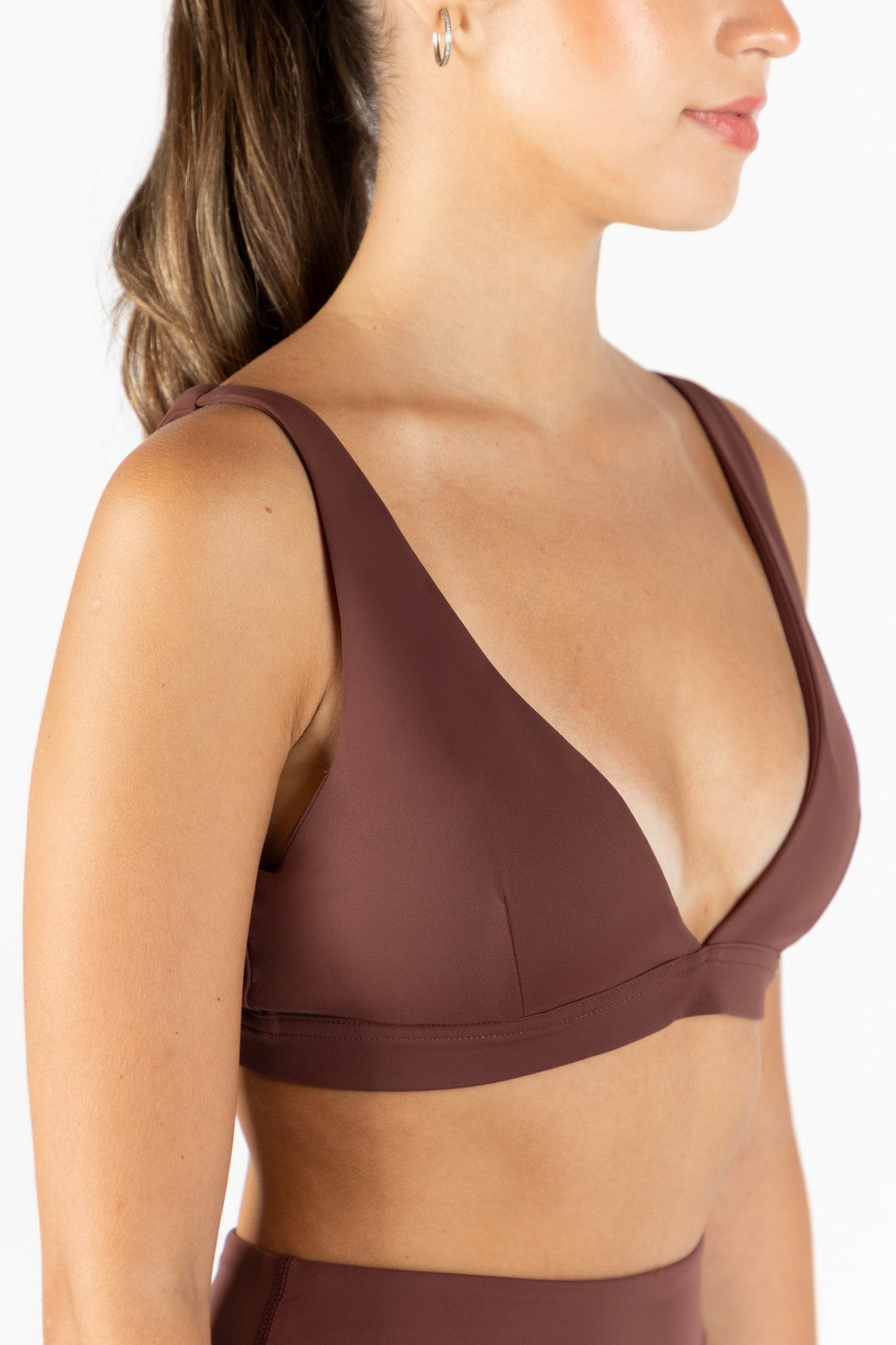 ROUX SPORTS BRA COFFEE