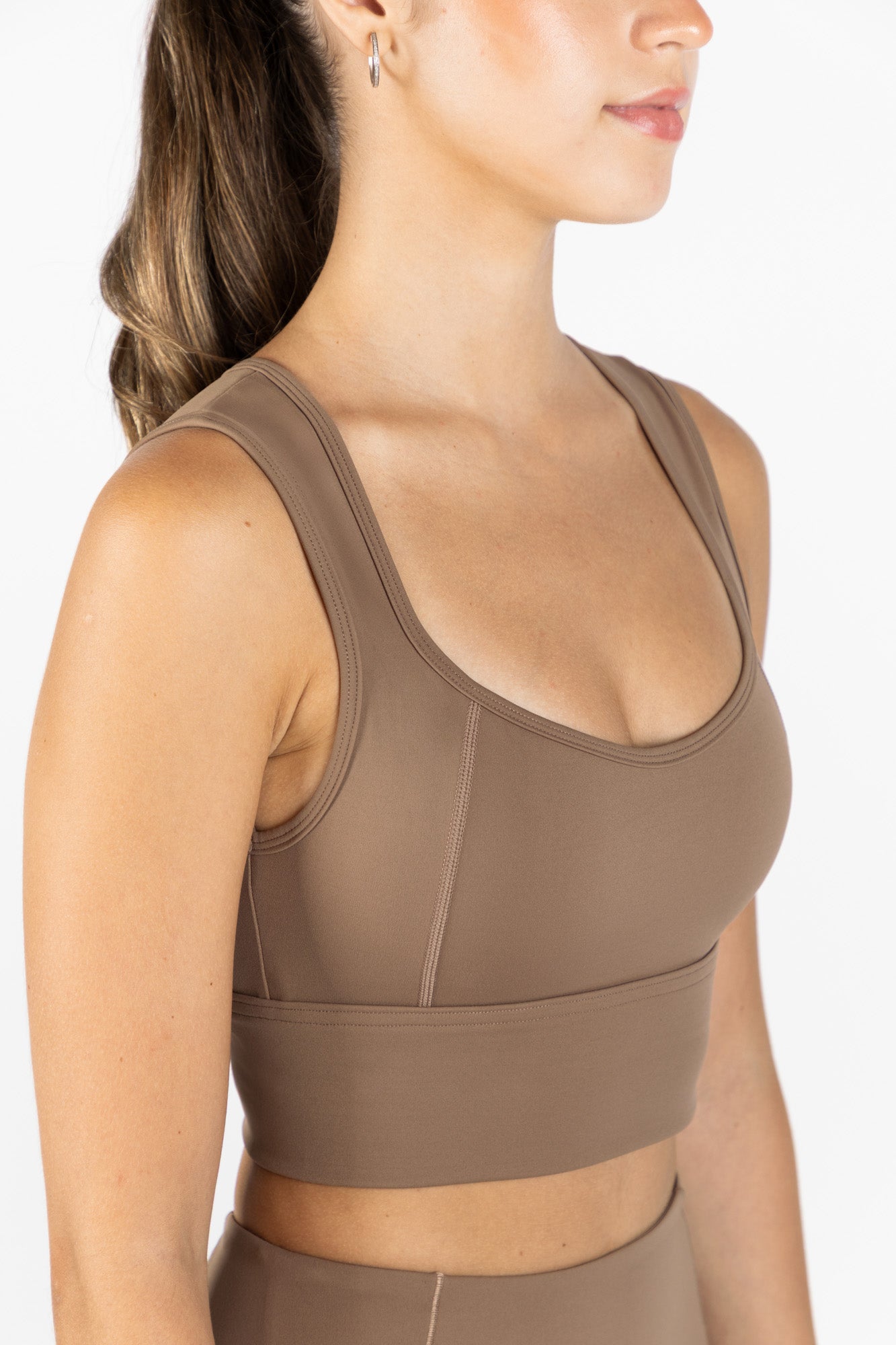 FLOW SPORTS BRA MOCHA