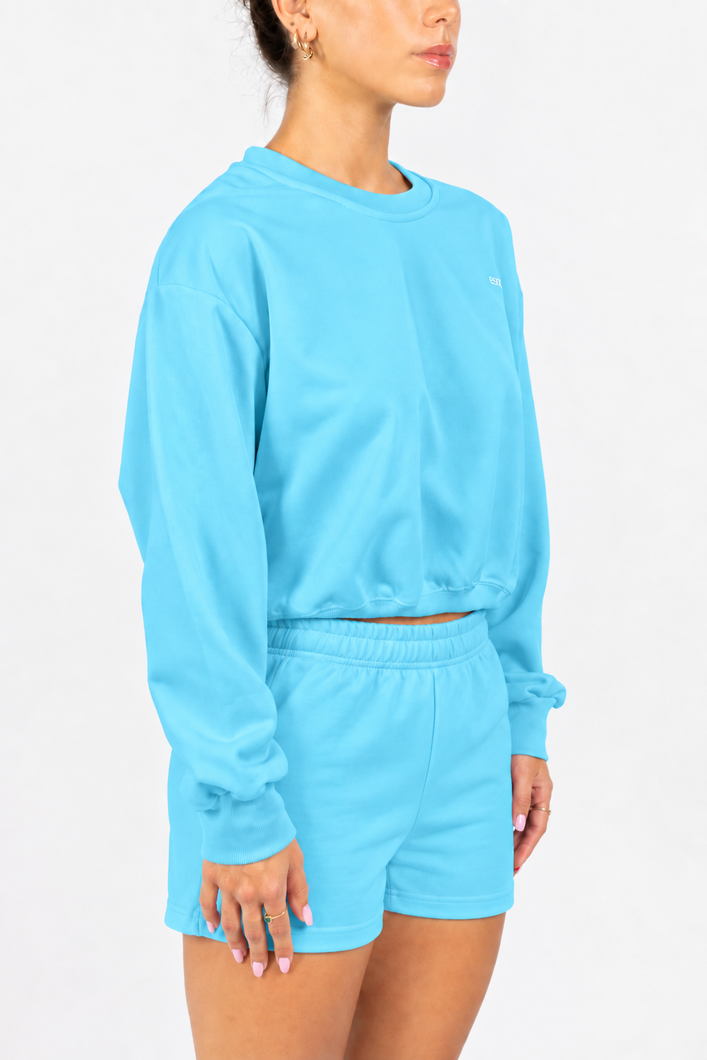 HUSH LOOSE SHORTS ICE BLUE