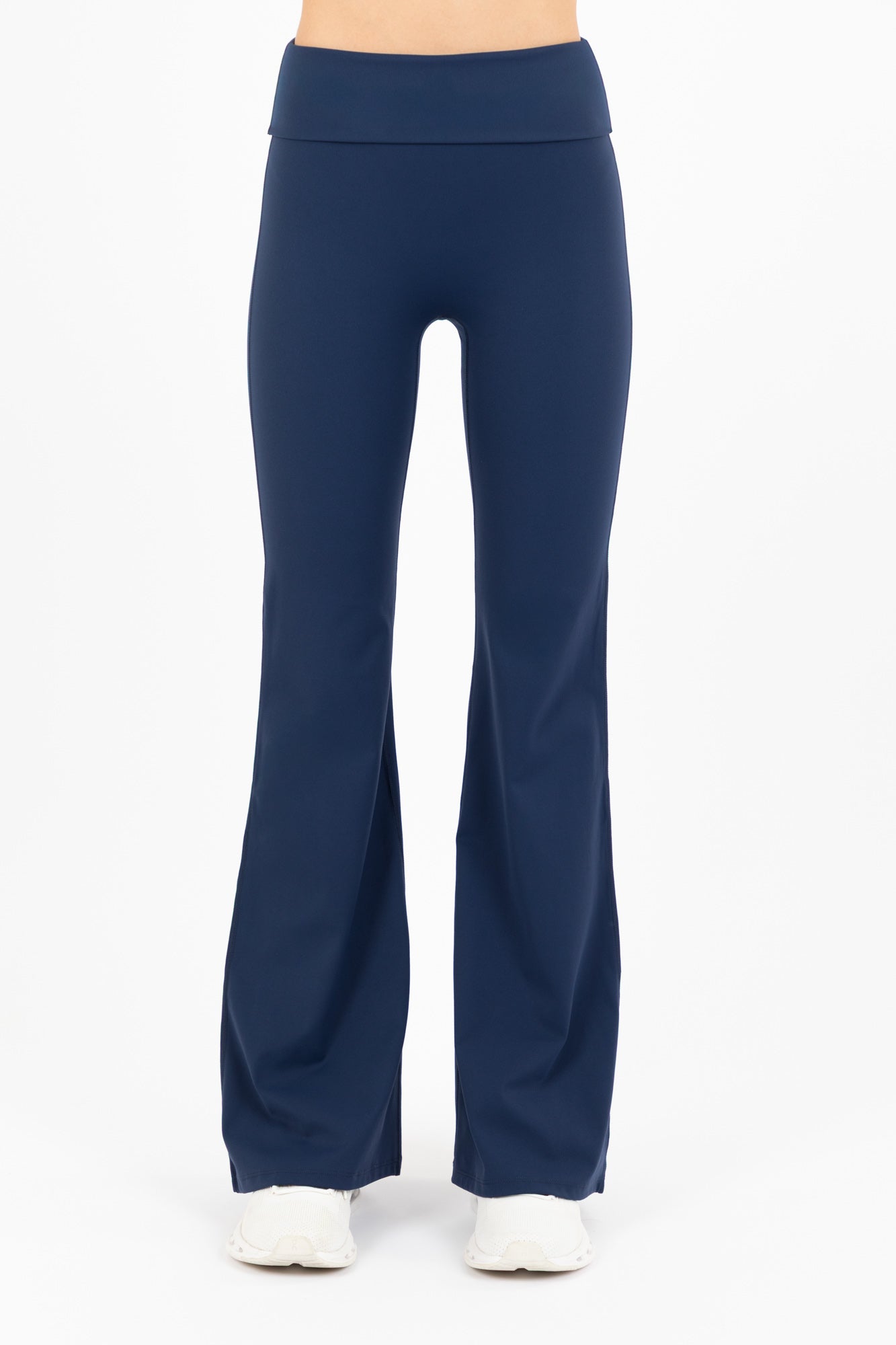 TONE FLARE PANTS NAVY