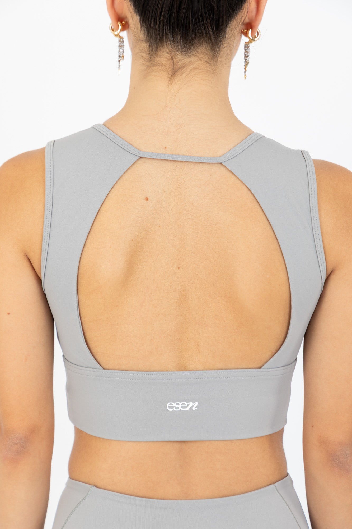 FLOW SPORTS BRA SILVER