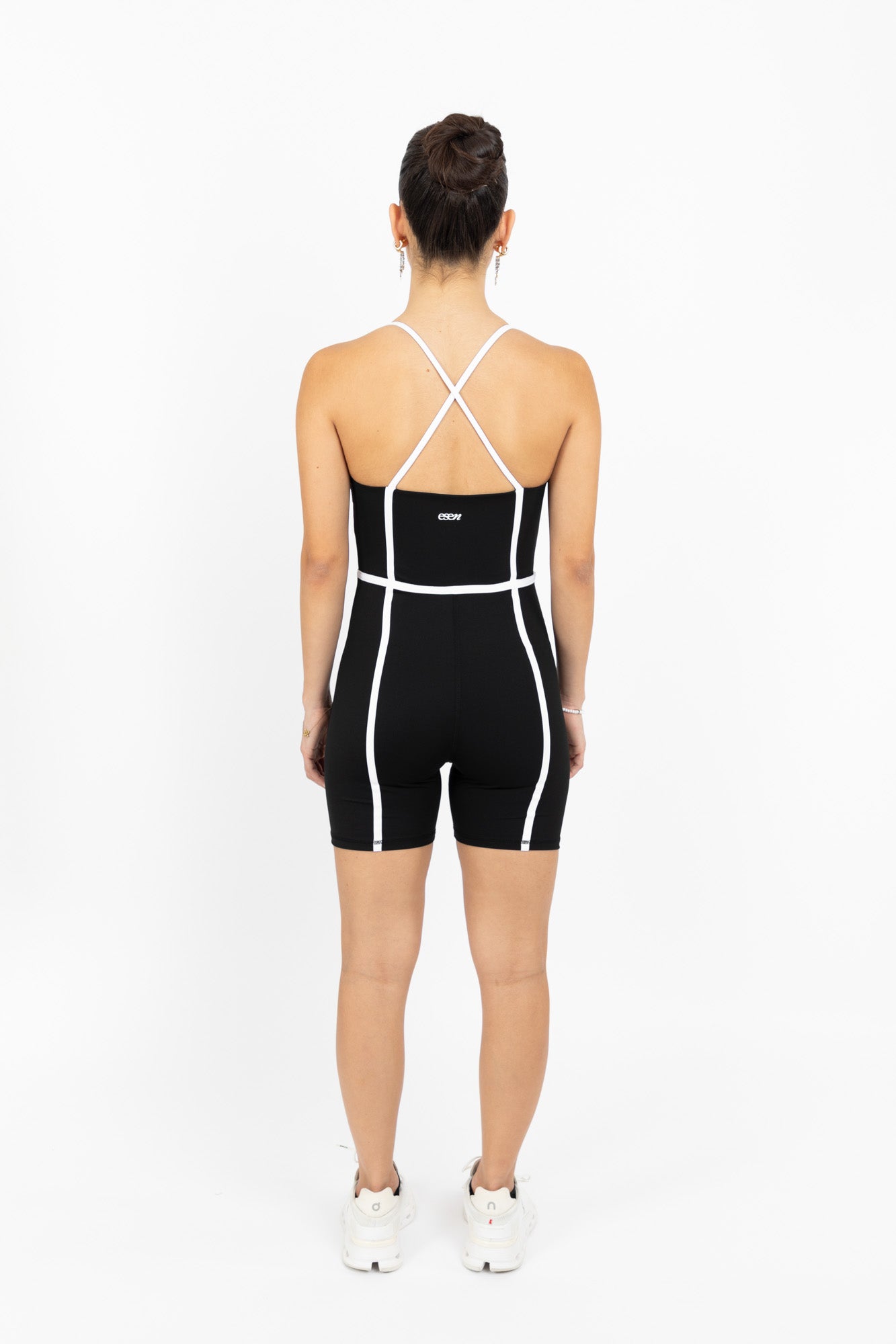 LUXE SHORT ONESIE BLACK