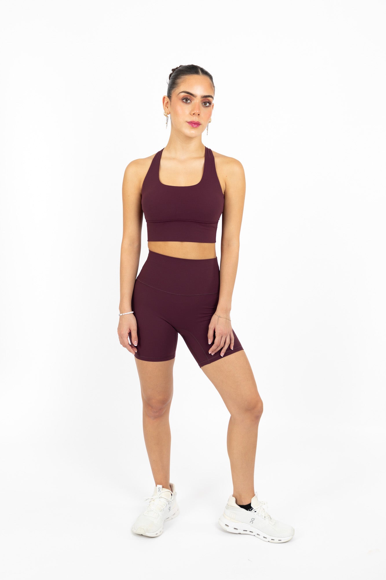 KORA SPORTS BRA BURGUNDY