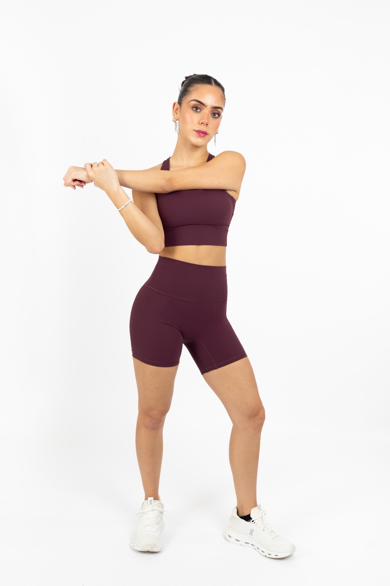 KORA SPORTS BRA BURGUNDY