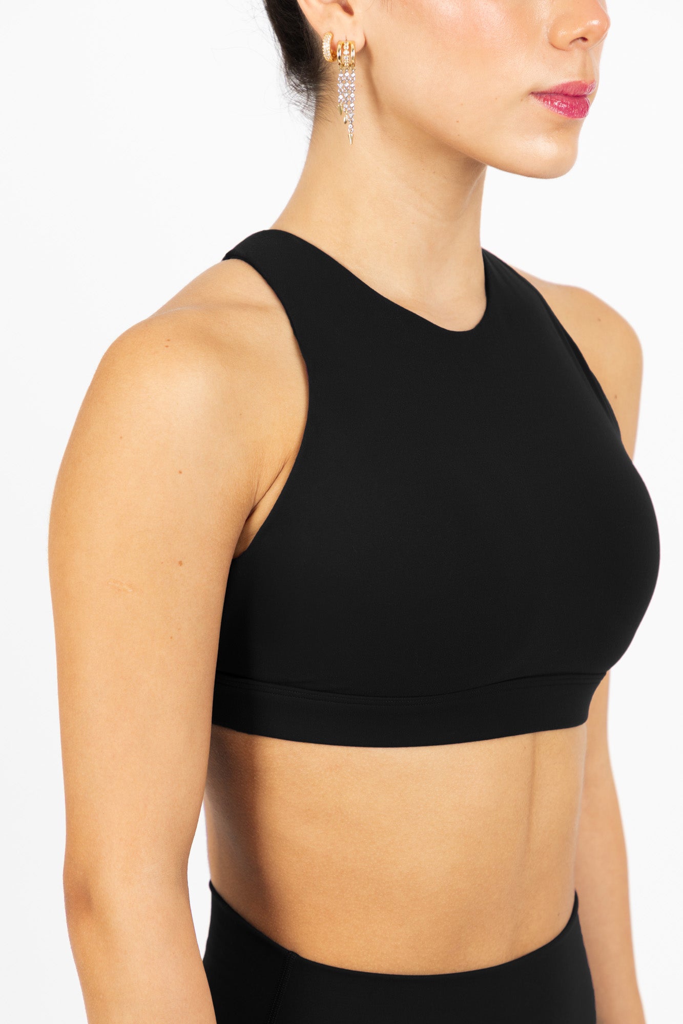 KORA HALTER SPORTS BRA BLACK