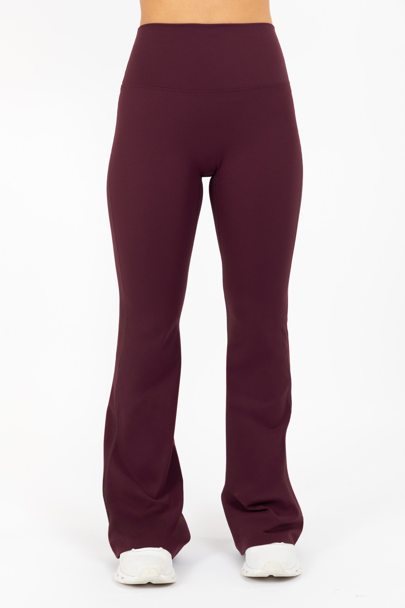 KORA FLARE PANTS BURGUNDY