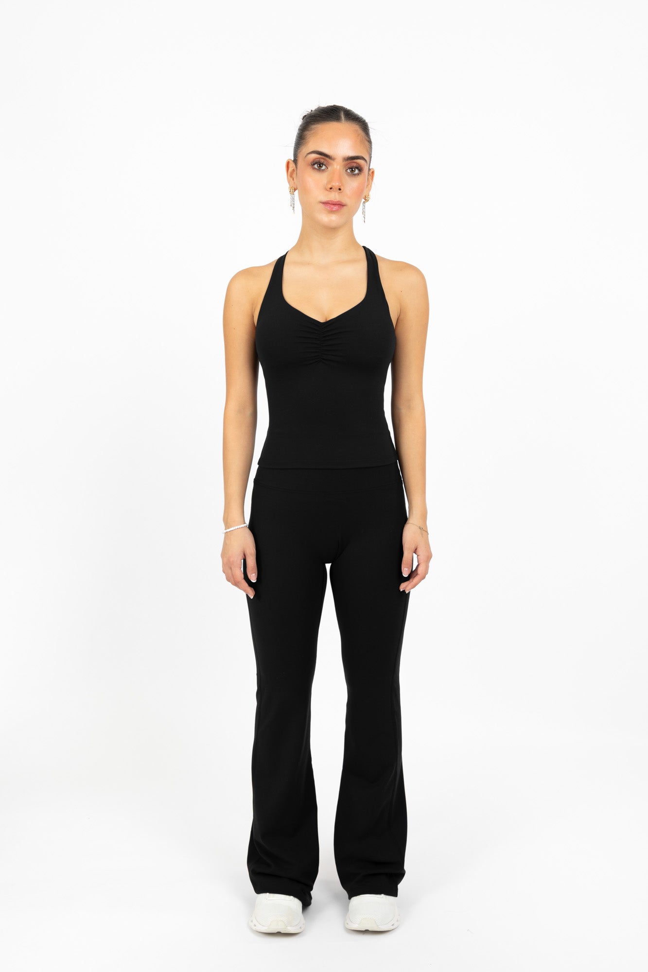 KORA FLARE PANTS BLACK