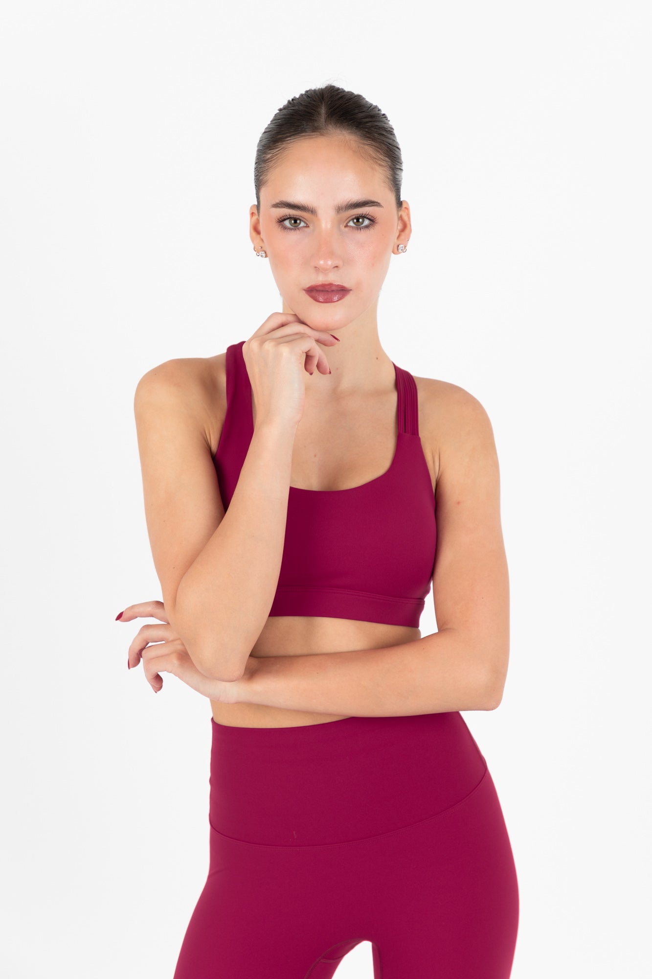 KORA SPORTS BRA CHERRY