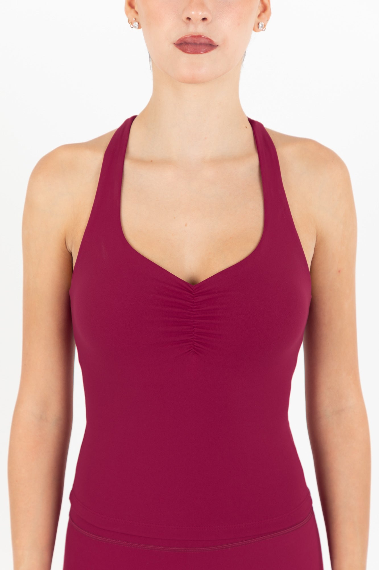 KORA HALTER TOP CHERRY