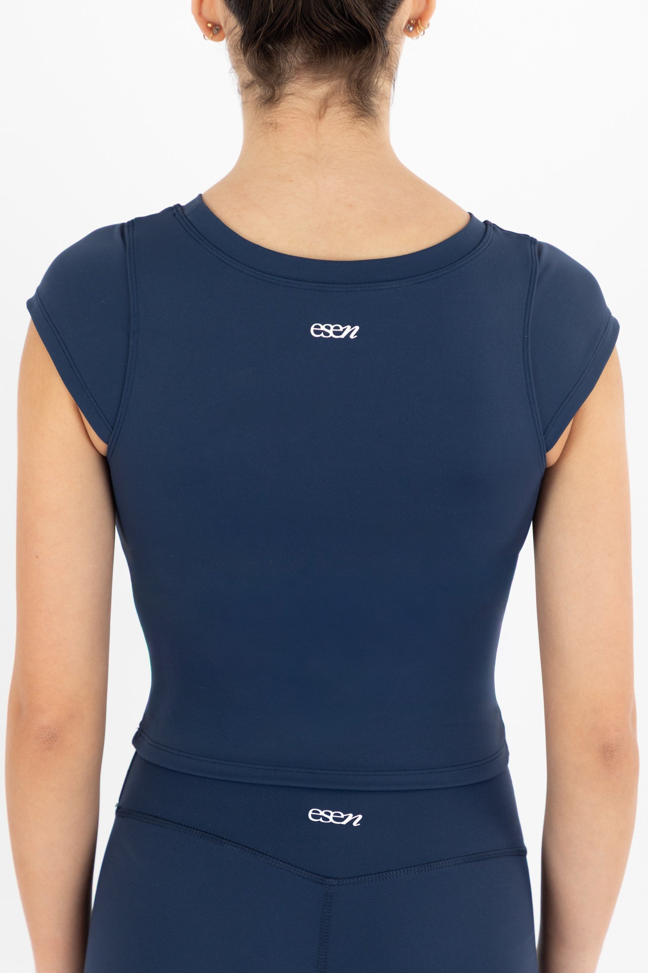 NARA SLEEVE TOP NAVY