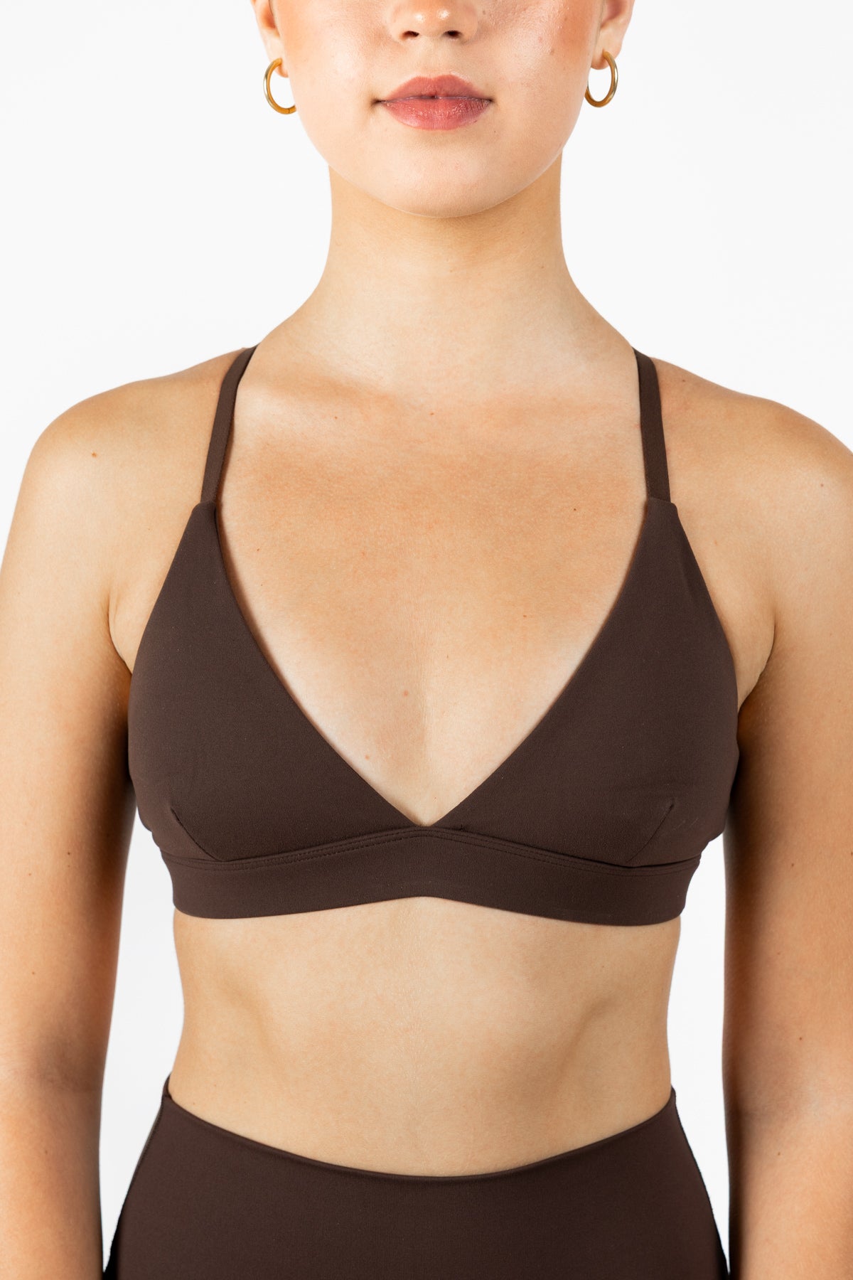KORA TRIANGLE BRA TRUFFLE