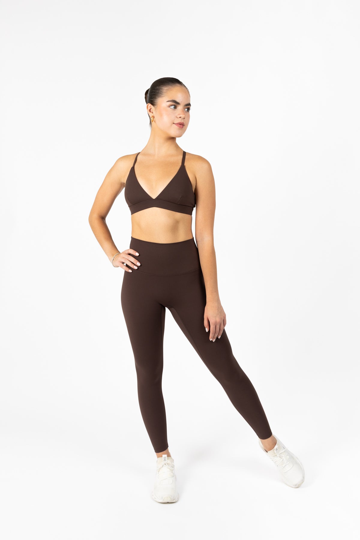 KORA TRIANGLE BRA TRUFFLE