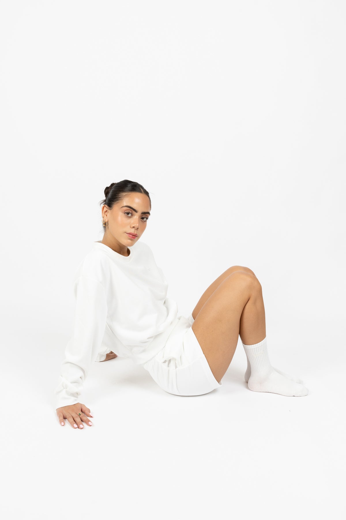 HUSH LOOSE SHORTS WHITE