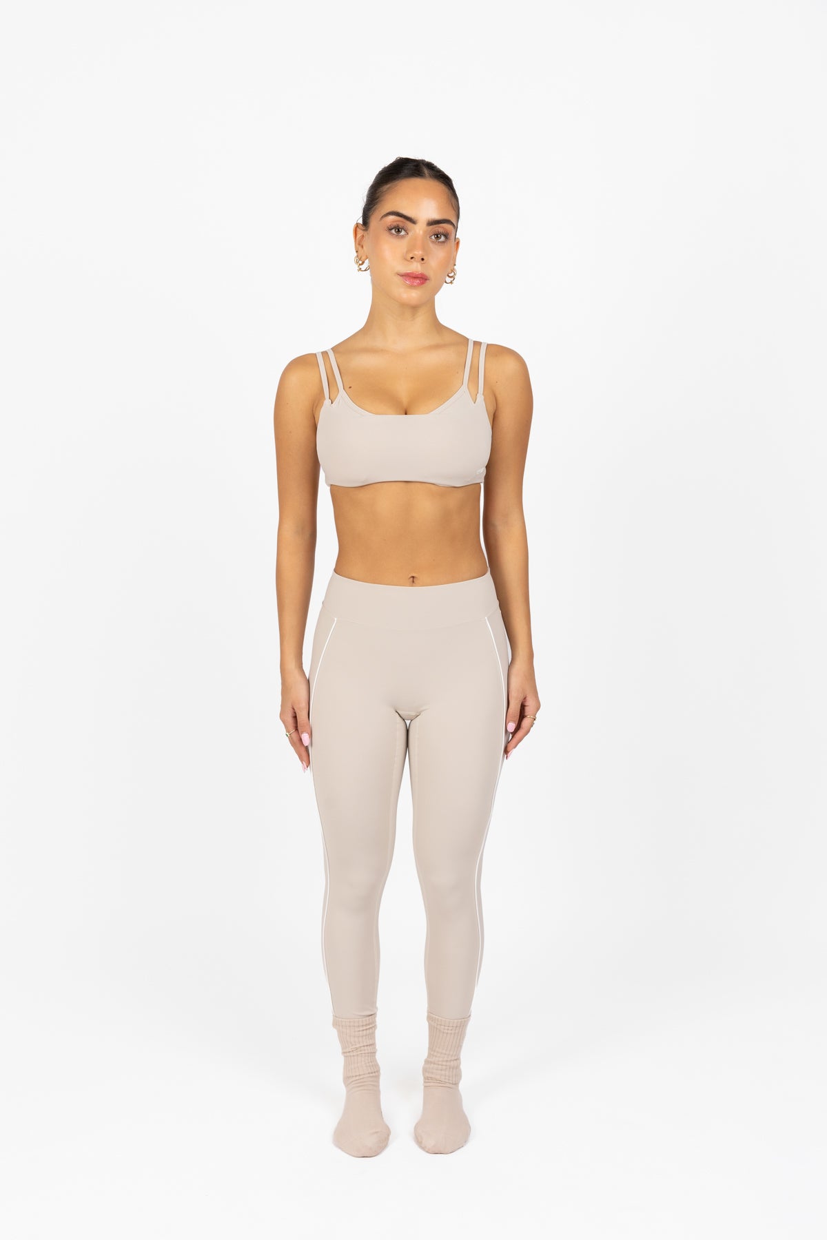 LAYER SPORTS BRA BONE