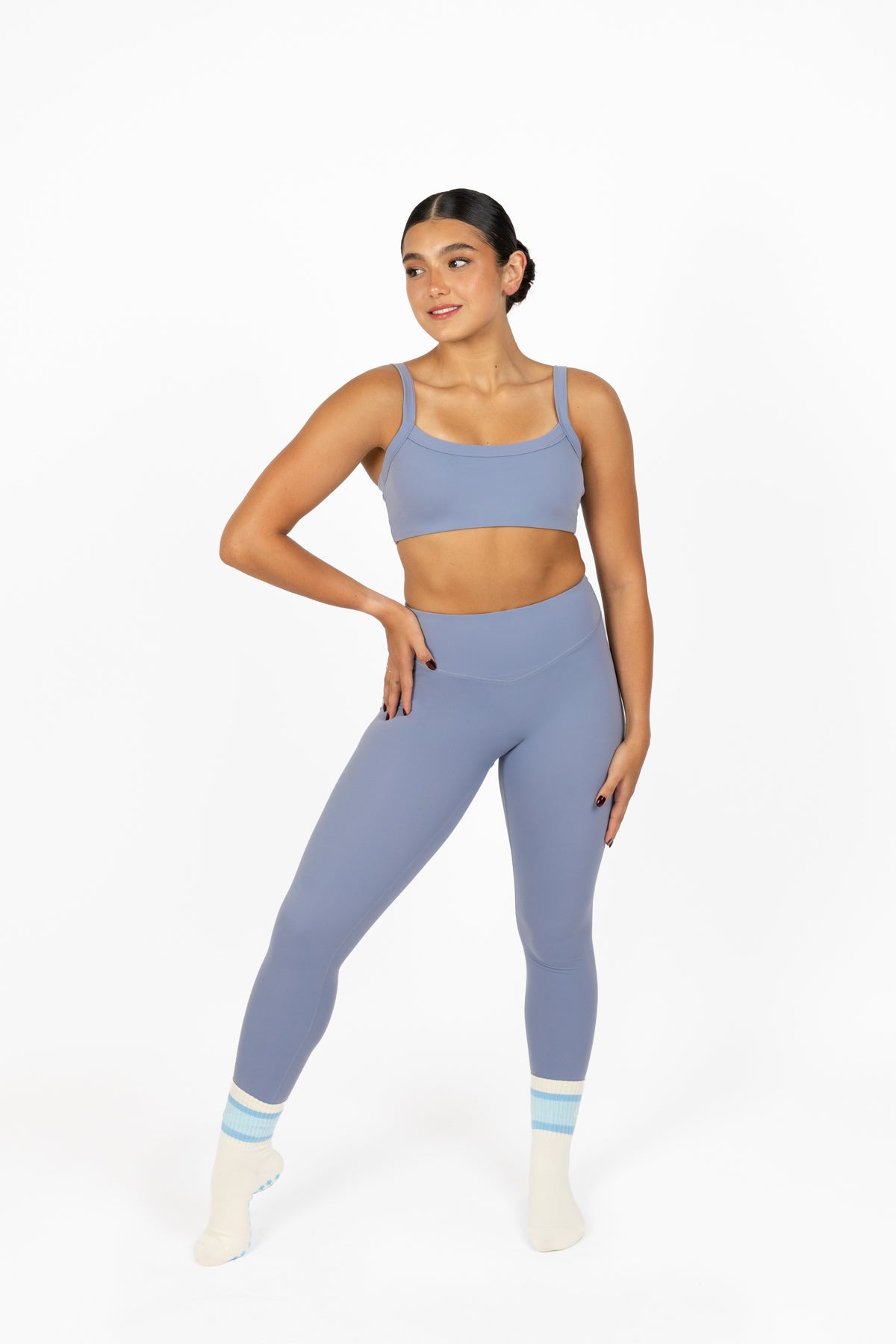 SHAPE SPORTS BRA DUSTY BLUE
