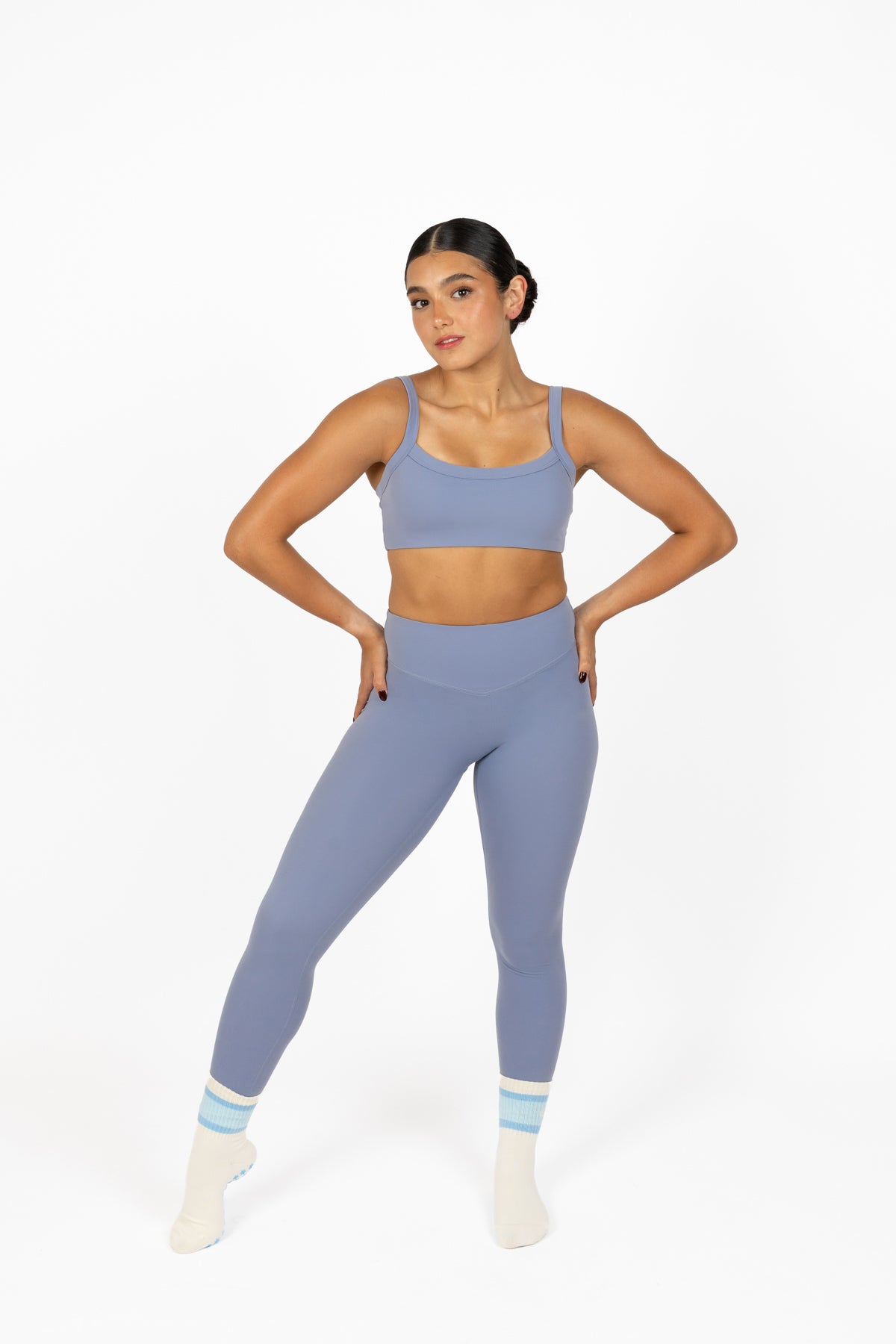 SHAPE SPORTS BRA DUSTY BLUE