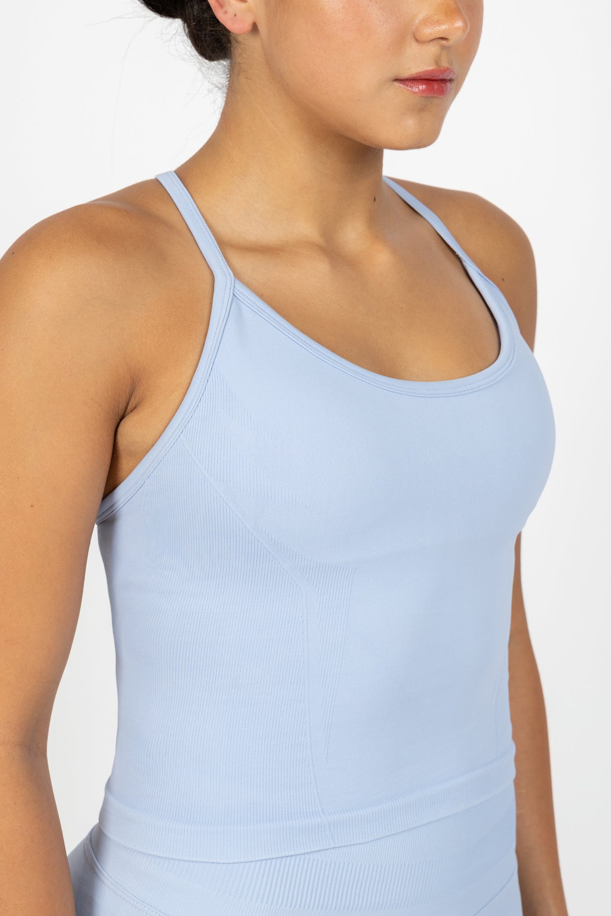 SCULPT TOP SKY BLUE
