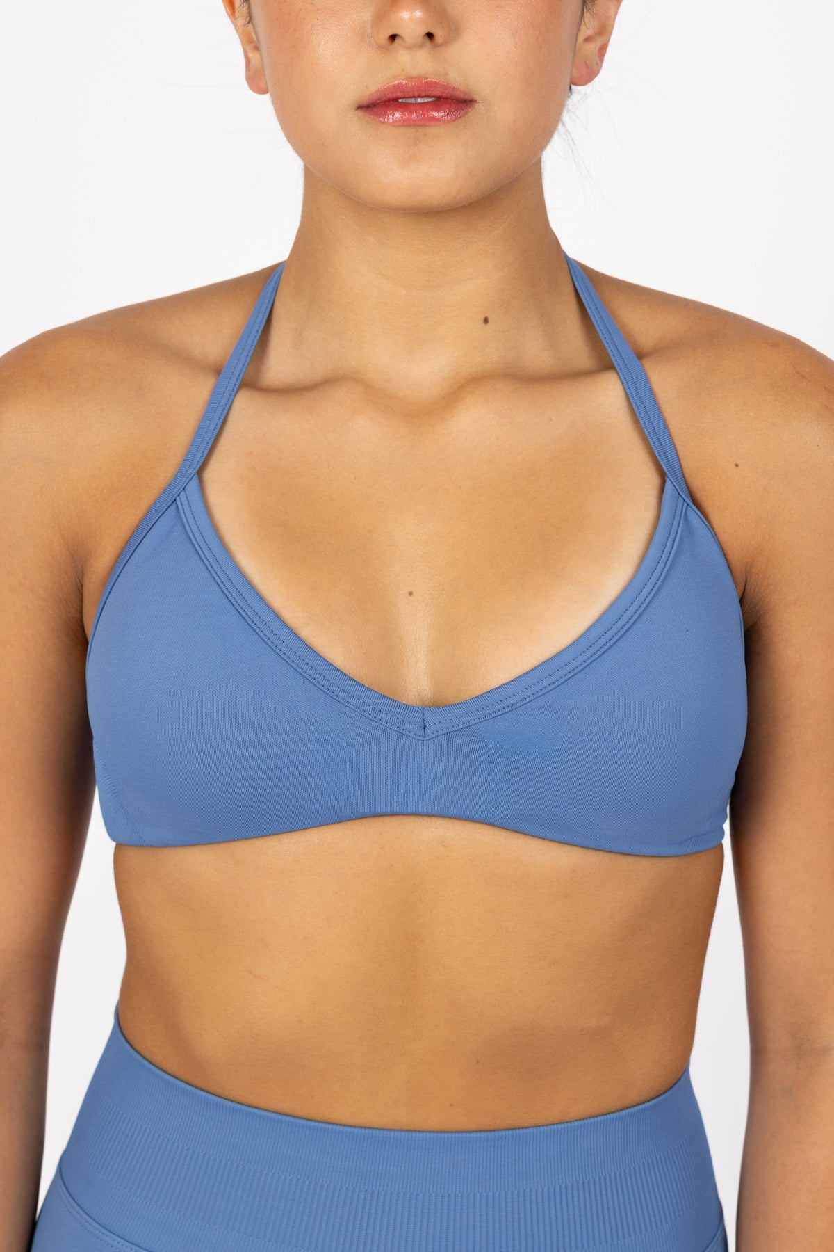 SCULPT SPORTS BRA AZURE BLUE