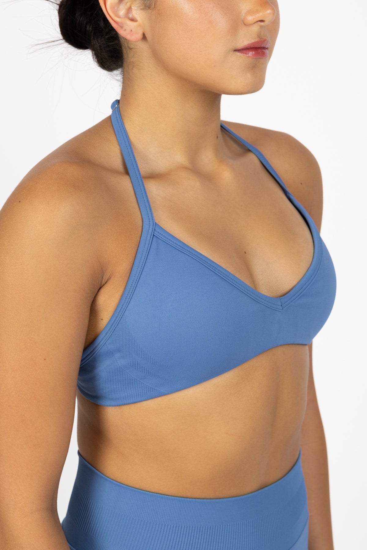 SCULPT SPORTS BRA AZURE BLUE