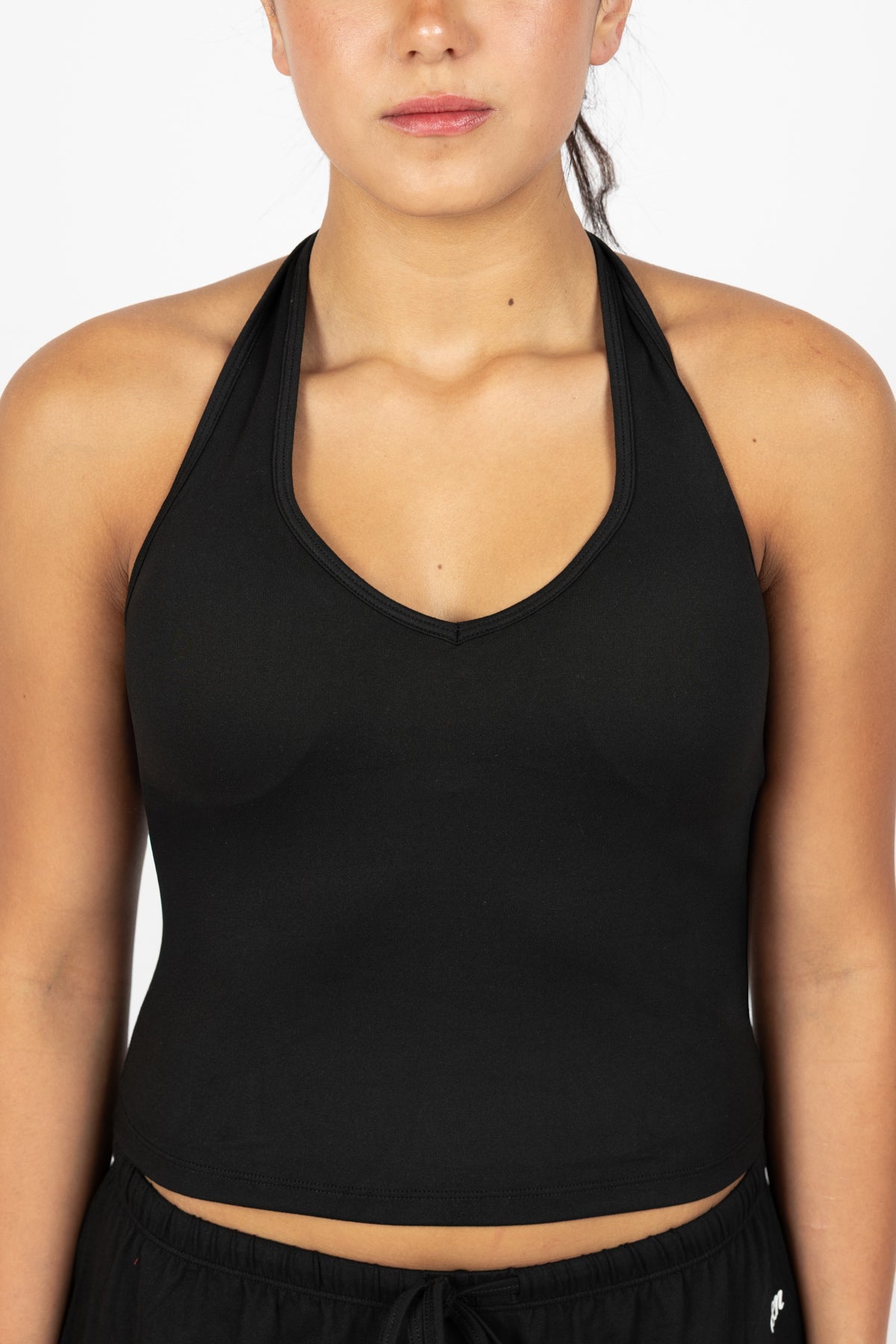 EASE HALTER TOP BLACK